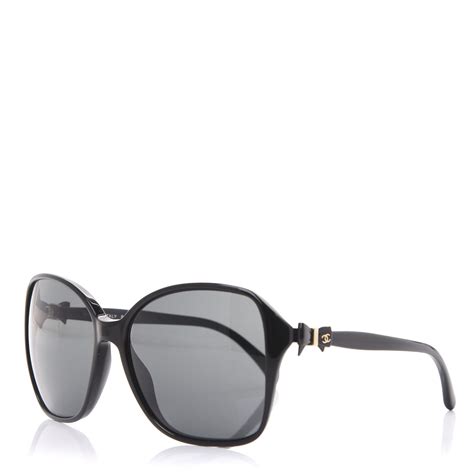 bow sunglasses chanel|CHANEL Acetate CC Bow Sunglasses 5205.